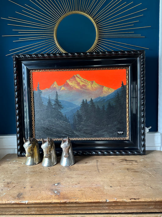 #39 Berge in Flammen 69 x 87cm XXL