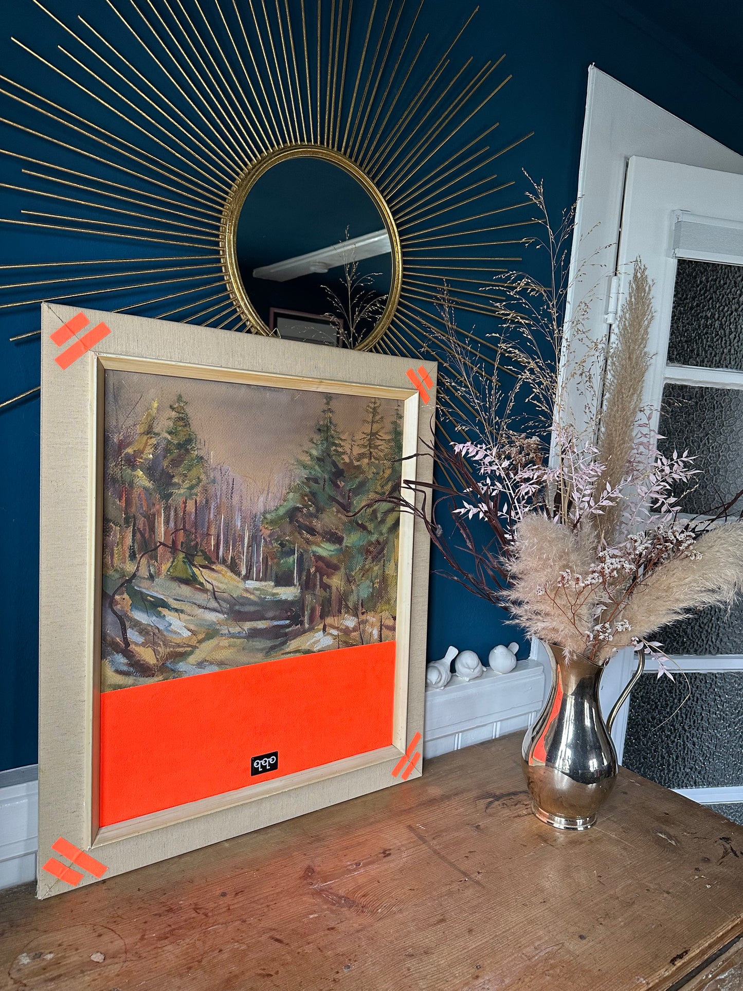 #22 orange forrest 61 x 71cm L
