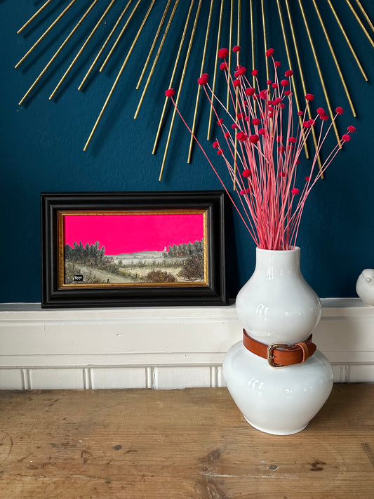 #42 pinky landscape fluo pink 19 x 30cm M