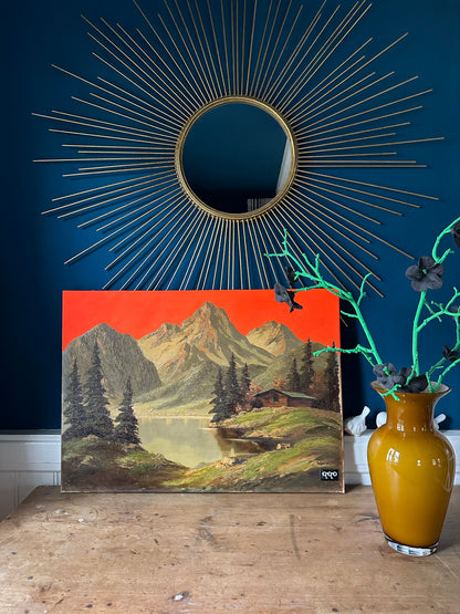 #33 Smoking Mountains 50 x 70cm L