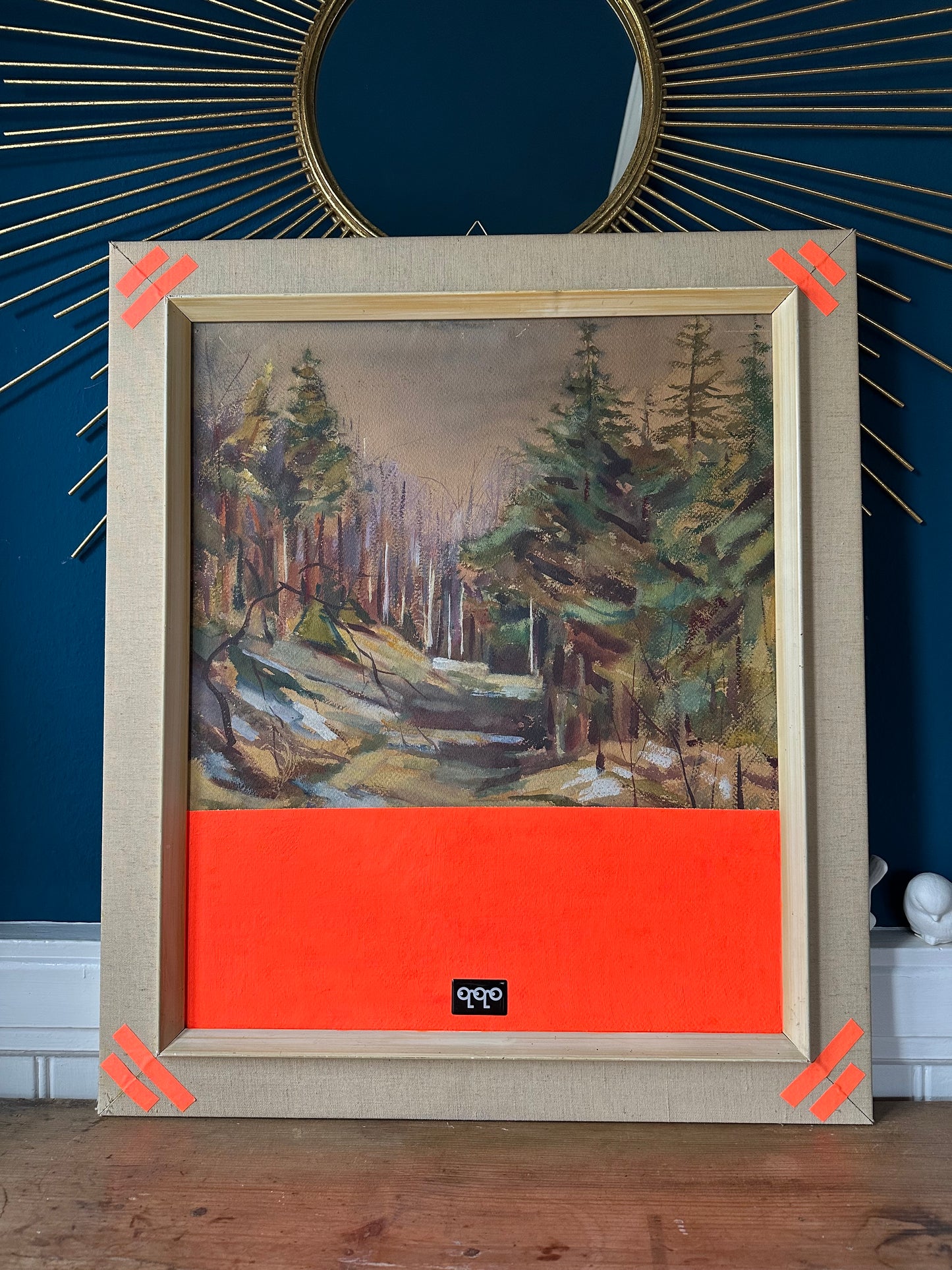 #22 orange forrest 61 x 71cm L