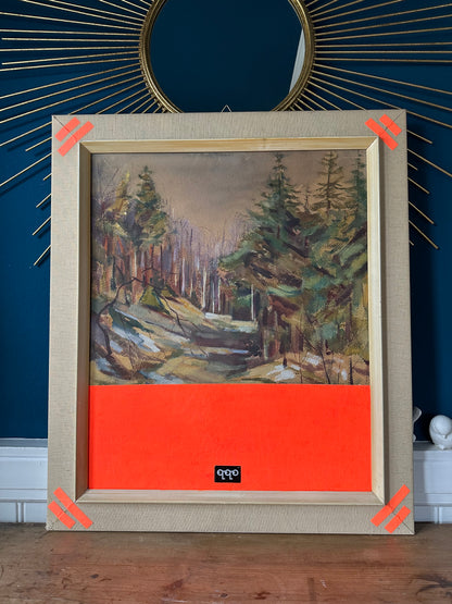 #22 orange forrest 61 x 71cm L