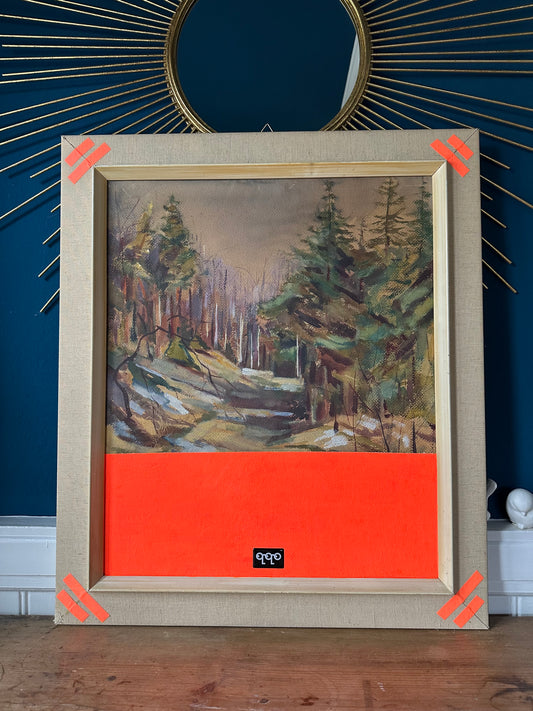 #22 orange forrest 61 x 71cm L