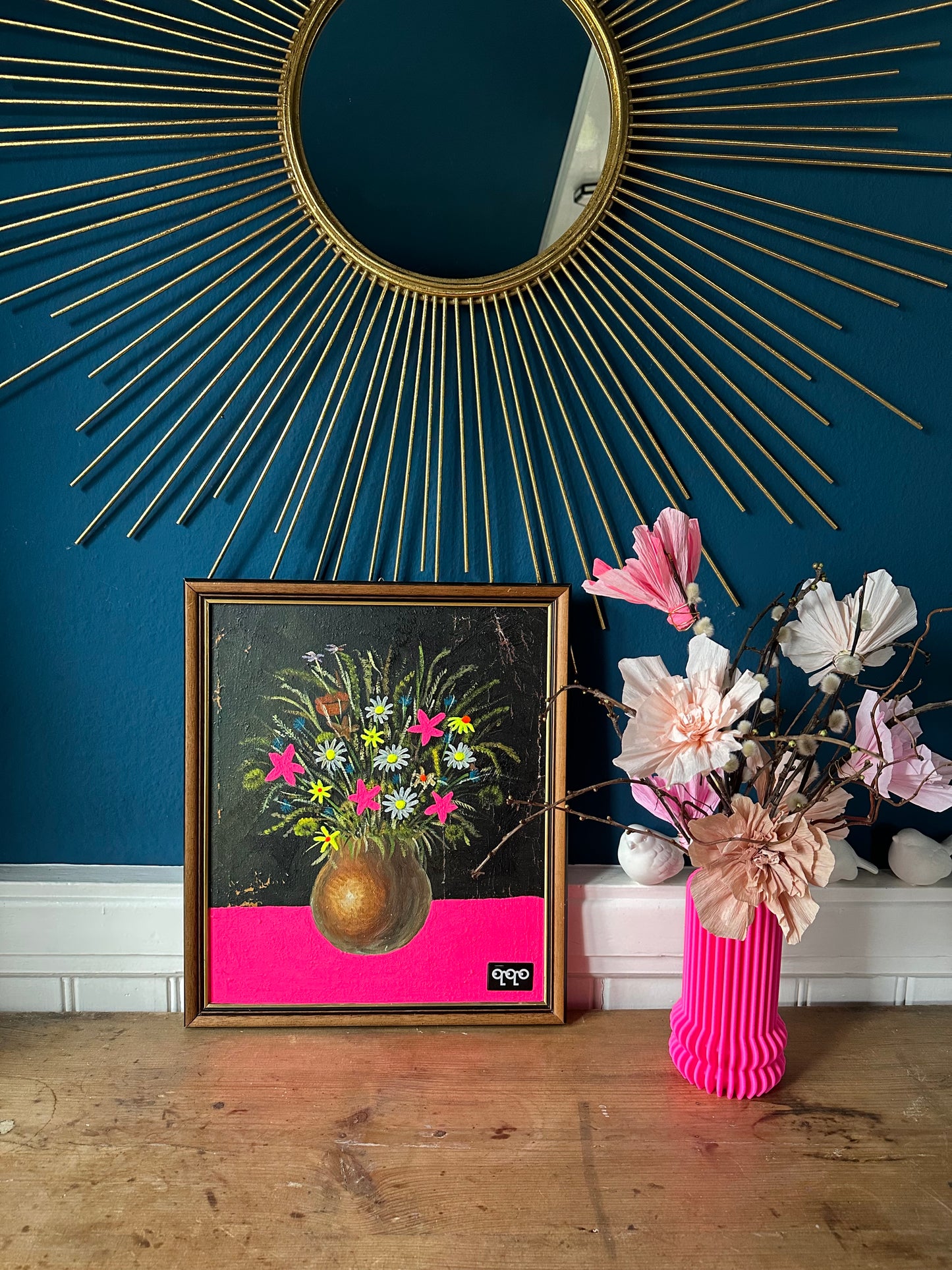 #32 Flowers make life brighter 42 x 36cm M