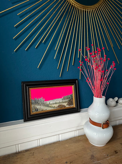 #42 pinky landscape fluo pink 19 x 30cm M