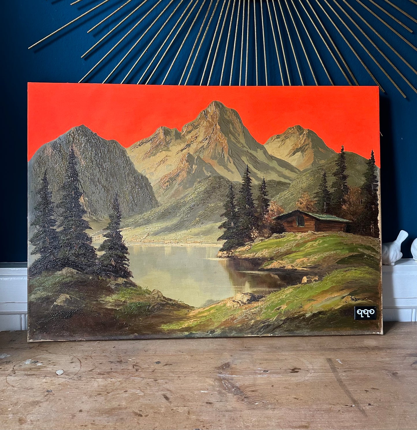 #33 Smoking Mountains 50 x 70cm L