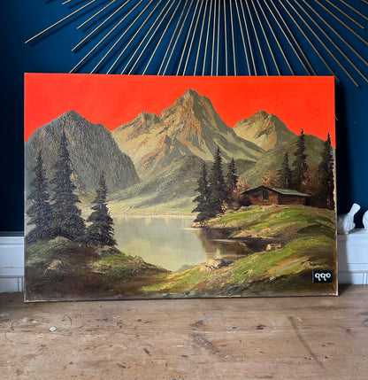 #33 Smoking Mountains 50 x 70cm L
