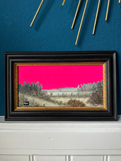 #42 pinky landscape fluo pink 19 x 30cm M