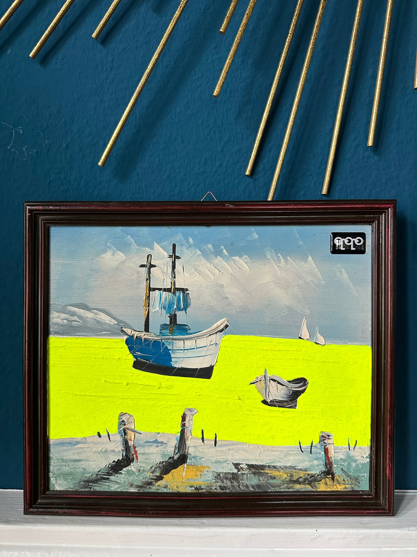#13 lonesome sailor fluo yellow 26,3 x 22,3cm M