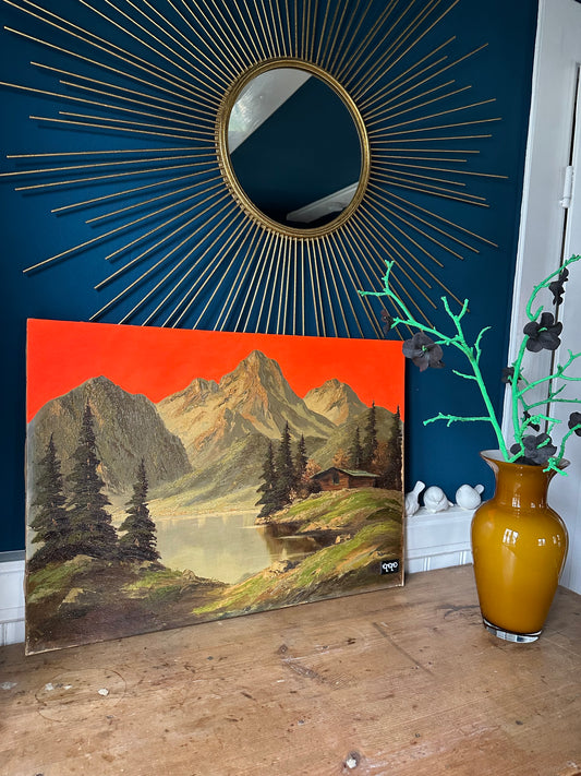#33 Smoking Mountains 50 x 70cm L