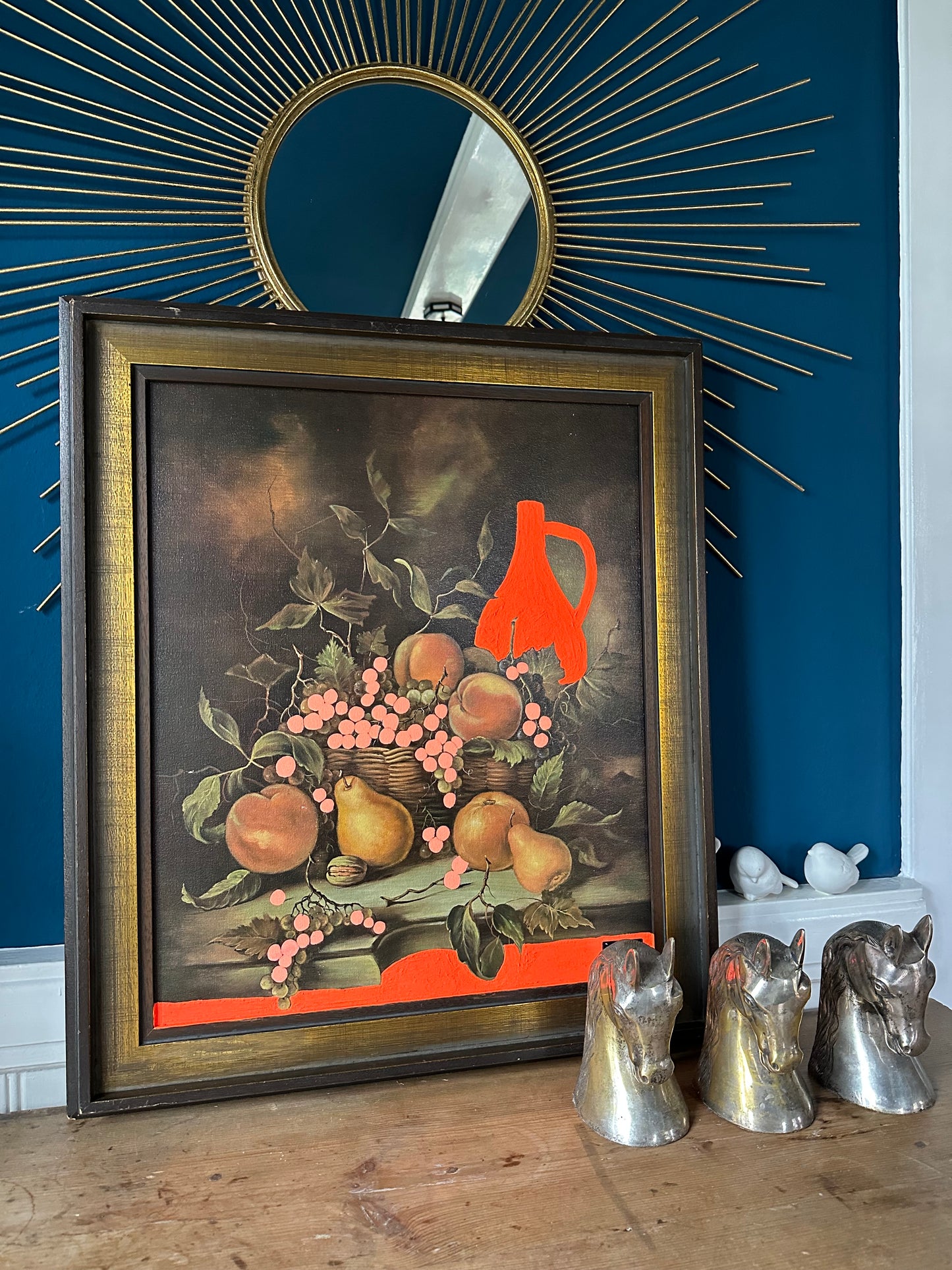 #24 lonesome grapes 68 x 73cm XL
