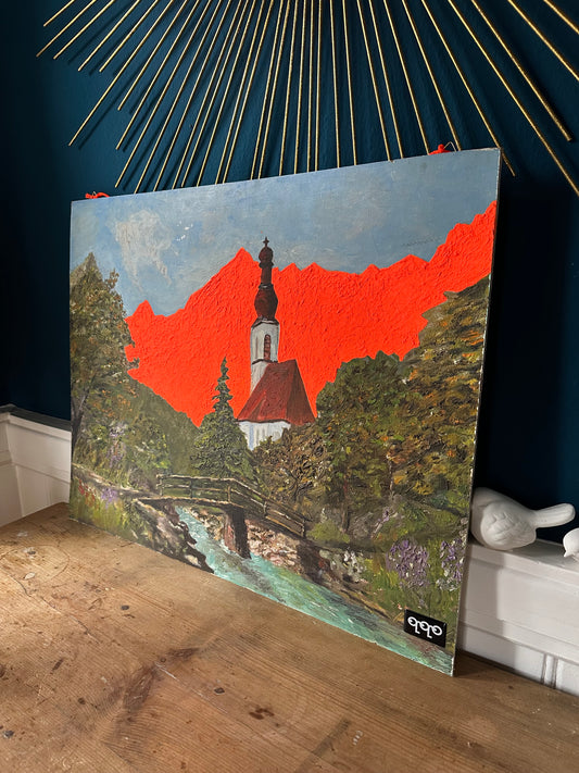 #31 Ramsau again again 50 x 63cm L