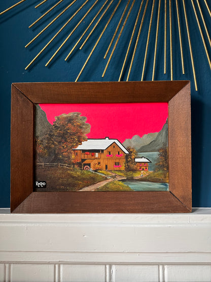 #9 the wooden house 37 x 27cm M