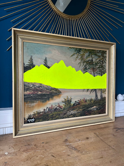 #28 Yellow Mountains 67 x 56cm L