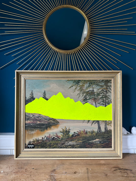 #28 Yellow Mountains 67 x 56cm L