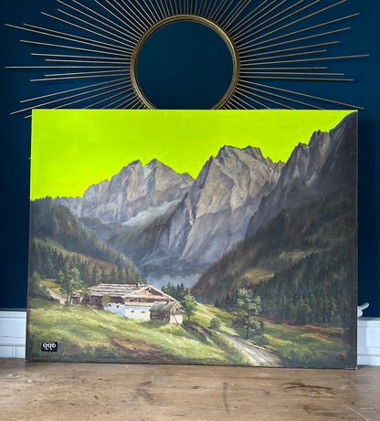 #17 Wilder Kaiser fluo yellow 90 x 70cm XXL