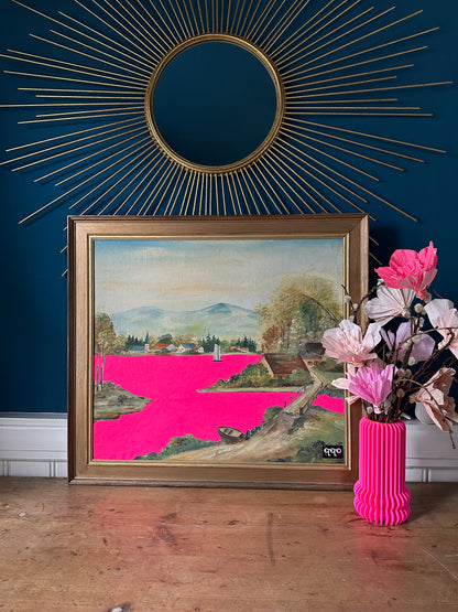 #19 the lake fluo pink 58 x 64,5cm L