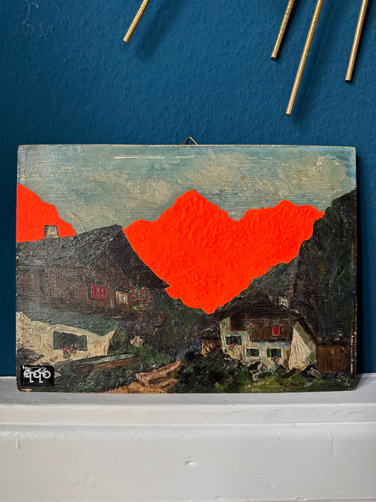 #10 hidden village fluo orange 24,5 x 18cm S