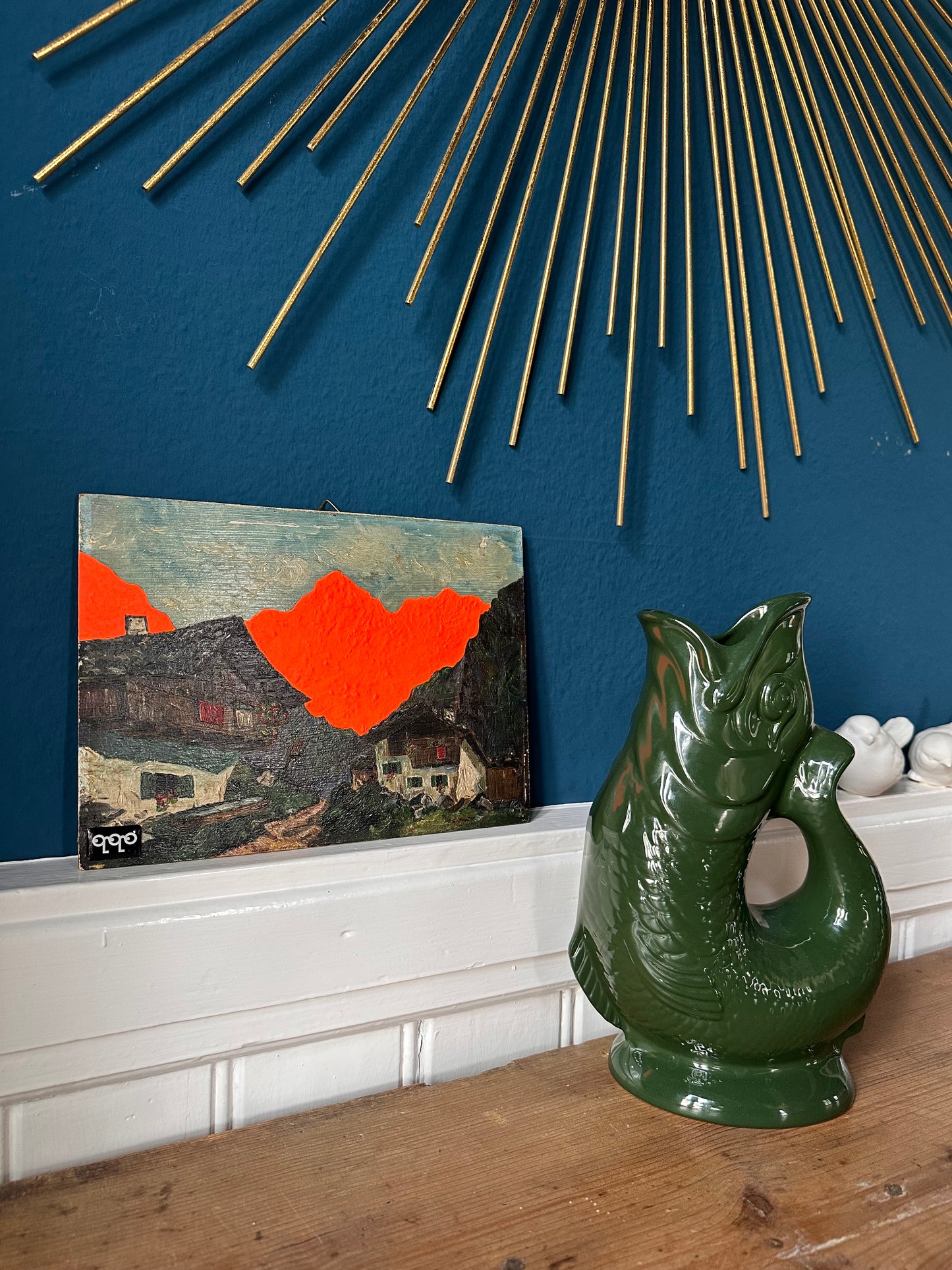 #10 hidden village fluo orange 24,5 x 18cm S