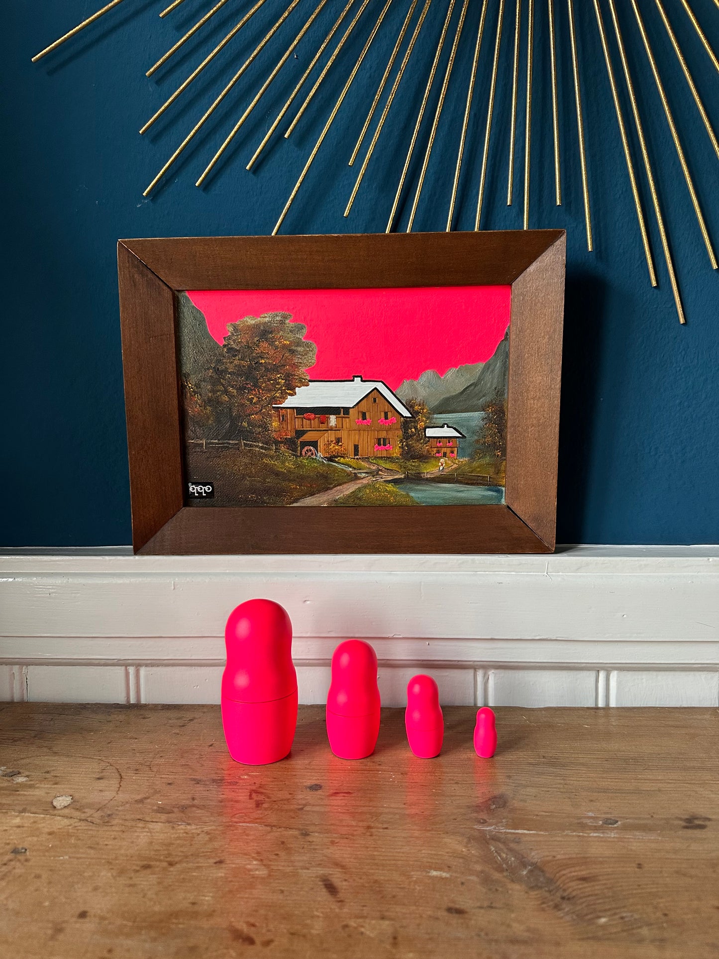 #9 the wooden house 37 x 27cm M